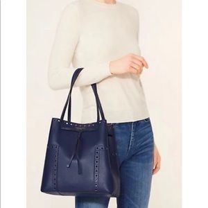 Block-T Brogue Drawstring Tote